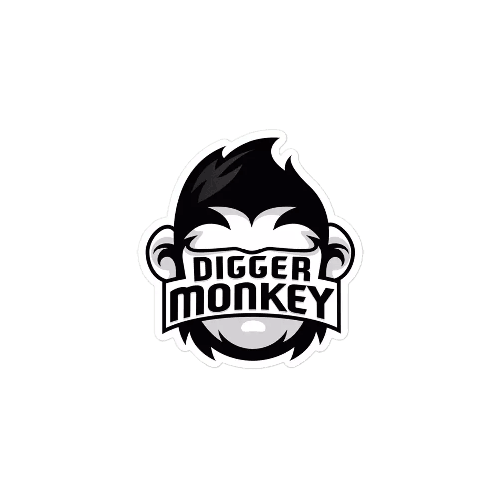 DIGGER MONKEY STICKER - 23 TheMiracle