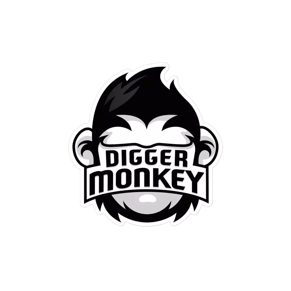 DIGGER MONKEY STICKER - 23 TheMiracle